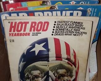 Vintage Car Themed Magazines