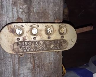 Antique Bristol Counter