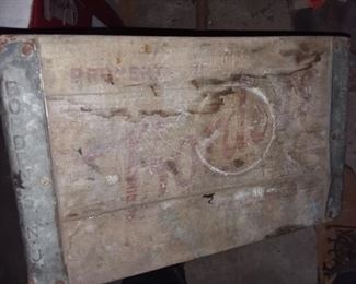 Antique Borden's Milk Crate