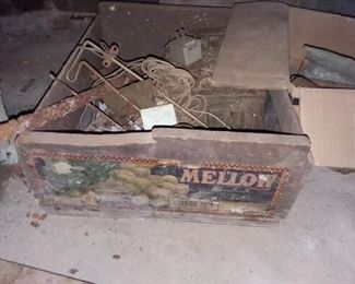 Antique Mellow Wooden Crate