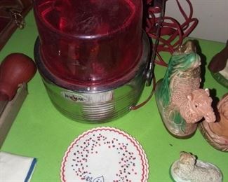 Vintage Red Search Light