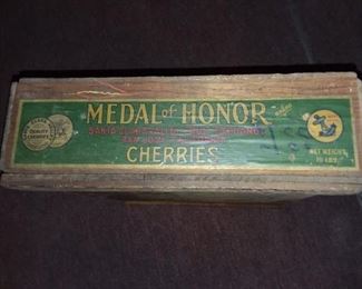 Antique Medal Of Honor Wooden Crate