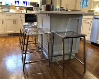 CB2 Acrylic Counter Stools