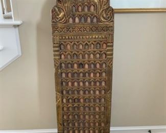 HAND CARVED BUDDHA PRAYER BOARD  FROM BANGKOK H-59    W-20    D-4