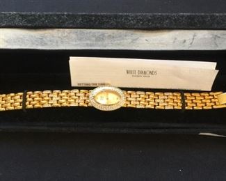 Elizabeth Taylor watch   “White Diamond”