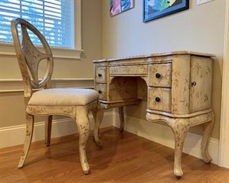 Butler Painted Jewelry Vanity and Chair