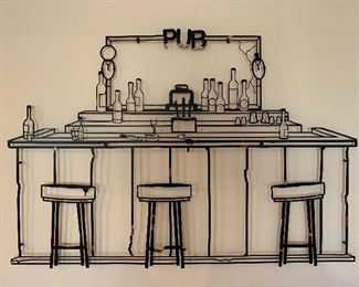 Metal Pub Wall Decor