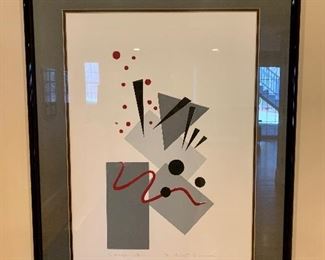 Signed and numbered: Emily T. Andress -  "The Colorization of B & W" 