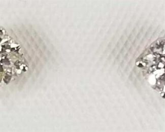 14K  Diamond Earrings