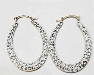 10K  Cubic Zirconia Earrings