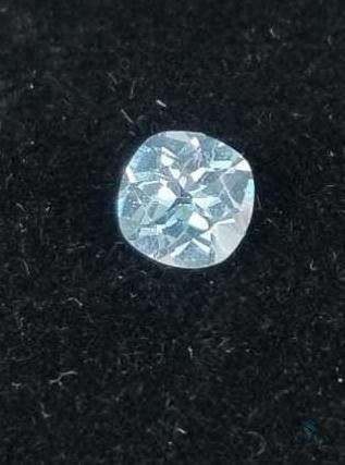Blue Topaz Round Cut Gemstone