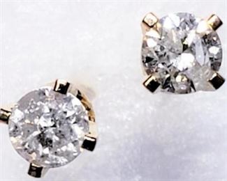 14K  Diamond(0.16ct) Earrings