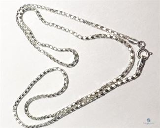  Silver Chain Necklace