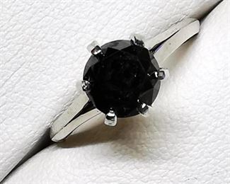  14K  Black Diamond Ring
