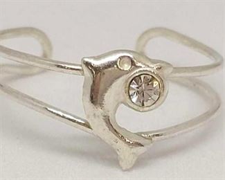 Silver Dolfin Ring
