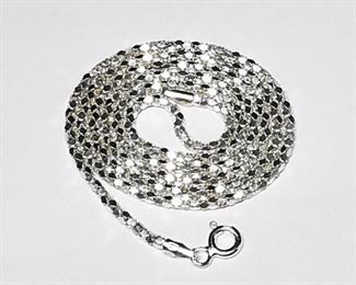  Silver (3.8Gm, 20") Chain