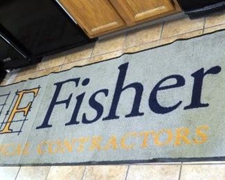 Rubber Backed Floor Mat, 112" x 34.5"