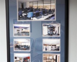 Framed Matted Under Glass Coventry Health Corporate Woods Photo Array, 26.5" x 36.5"