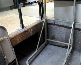 Steel Rolling Hanging File System And Cart With 11 Hangers, 56" x 27" x 43"