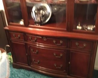 Bottom of Duncan Phyfe China Cabinet