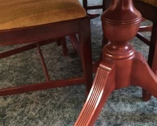 Bottom leg of Duncan Phyfe table