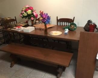 Table with bench