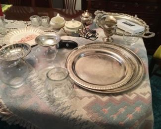 Silver plate - various pieces