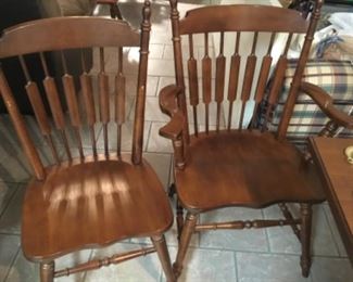 Chairs that go with table and bench