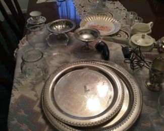 Silver plate pieces