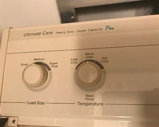 Whirlpool top load washer