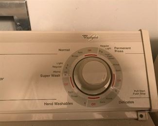 Whirlpool top load washer