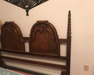 Full headboard and rails