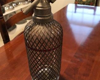 Antique seltzer bottle