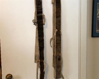 Telemark snow ski skins