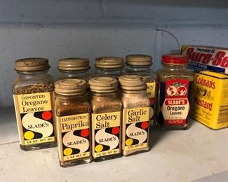 Slade spice bottles