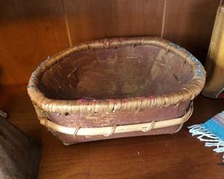 Eskimo berry picking basket