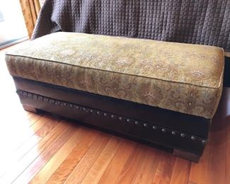 Storage bench purchased from Arhaus - 23”D x 50”W x 18”H 