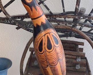 Carved Gourd Figure