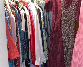 Large Selection of Vintage to 80's Clothing