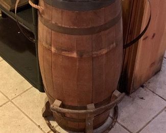 VIntage Barrel Stool