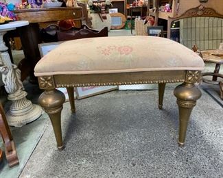floral bench seat