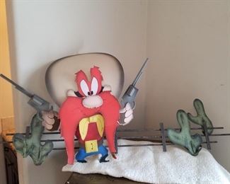 Yosemite Sam metal art