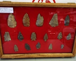 Antique Arrowhead Collection from an Estate in Springfield, TN