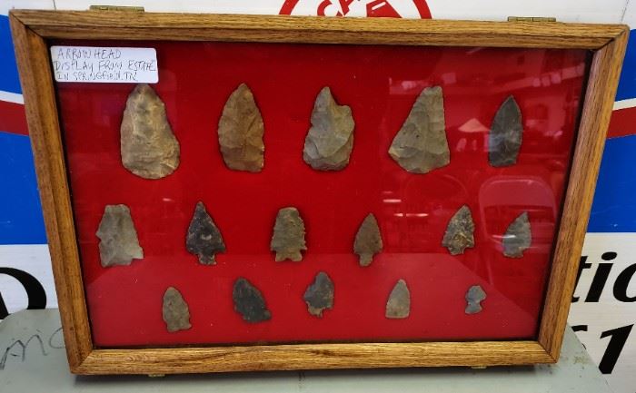 Antique Arrowhead Collection from an Estate in Springfield, TN
