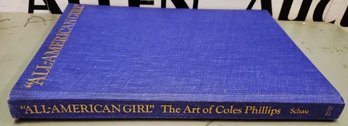 Antique/Vintage Book- "All American Girl-The Art of Coles Phillips"