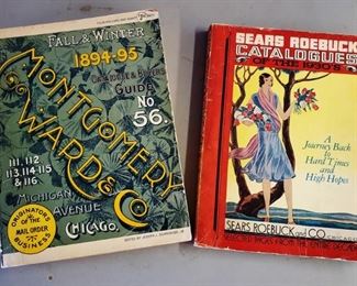 Vintage Montgomery Ward & Sears Catalogs
