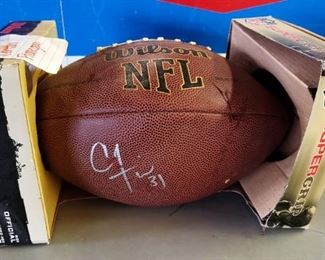 Autographed NFL Football- Cortland Finnegan