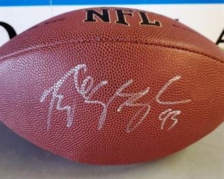 Autographed NFL Football- Kyle Vanden Bosch (TN Titans)