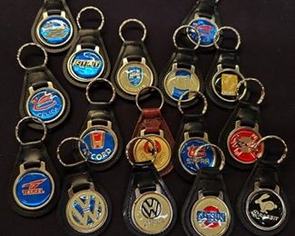 Vintage Automobile Key Chains
