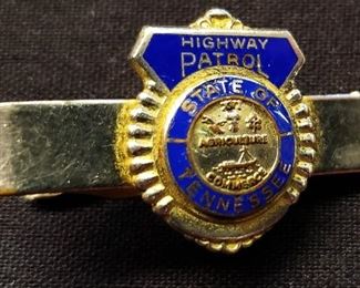 State of TN Highway Patrol Tie Clasp